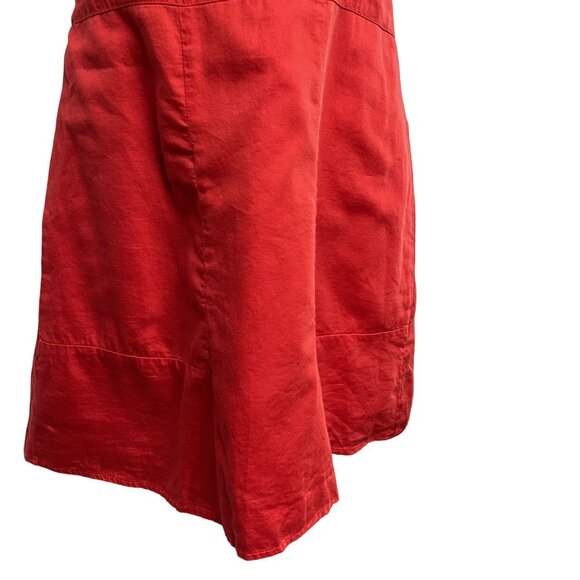 Tulle Womens Sleeveless Red a Line Dress Size Small  u - Picture 3 of 9